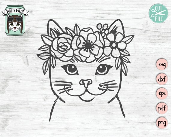 Free Free 254 Flower Crown Svg Black And White SVG PNG EPS DXF File