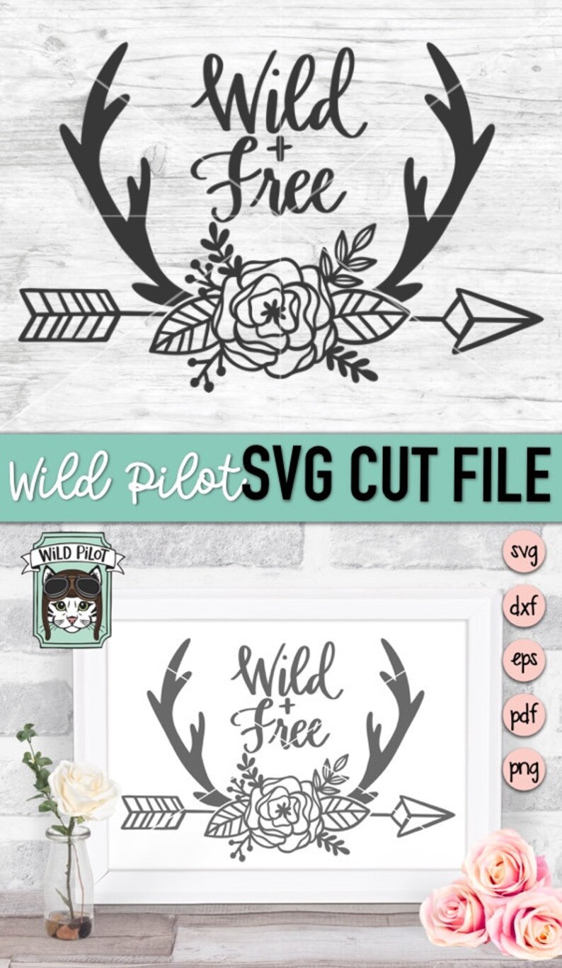 Free Free 268 Svg File Floral Antler Svg Free SVG PNG EPS DXF File