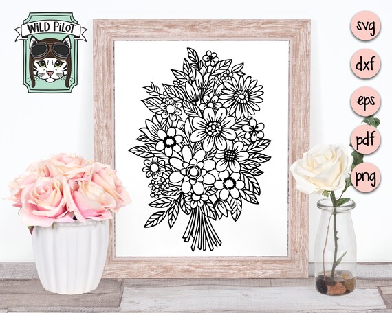 Free Free 302 Vector Flower Bouquet Svg SVG PNG EPS DXF File