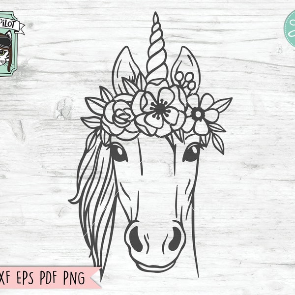Unicorn Flower Crown - Etsy