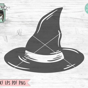 Arquivo SVG de chapéu de bruxa, arquivo SVG de Halloween, arquivo de corte de Halloween, arquivo de corte de chapéu de bruxa, outono svg, outono svg, clipart de chapéu de bruxa, clipart de Halloween