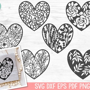 Valentines Day SVG, Heart SVG File, Valentine Shirt svg, Valentine png, Heart Cut File, Love SVG, Valentine Cut File, Flower Heart svg