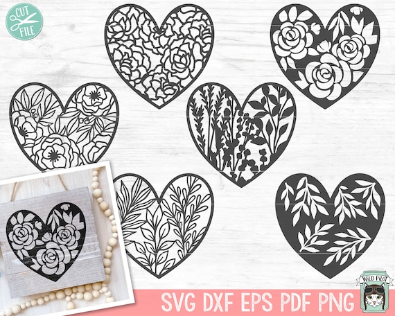 Valentines Day SVG, Heart SVG File, Valentine Shirt svg, Valentine png, Heart Cut File, Love SVG, Valentine Cut File, Flower Heart svg