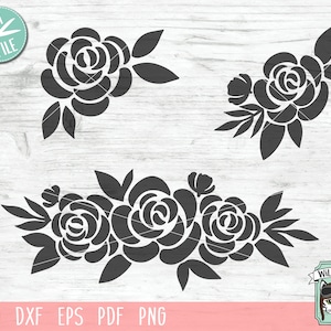 Flower SVG Files, Flower Cut Svg, Flower Cut File, Floral Svg Files ...