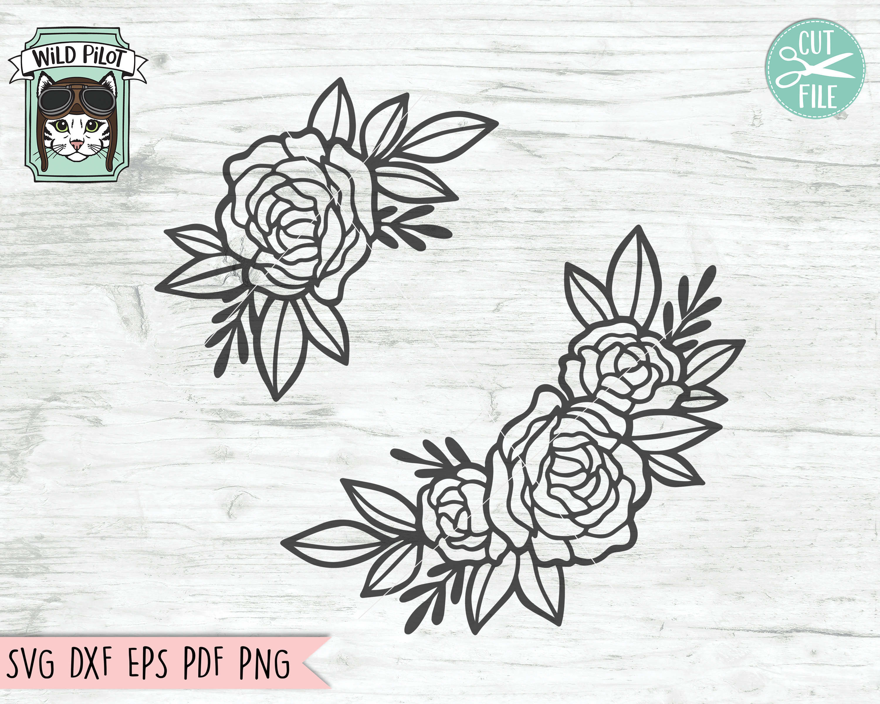 Free 251 Flower Border Svg SVG PNG EPS DXF File