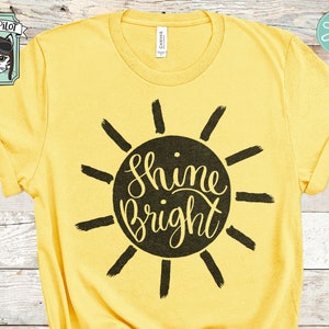 Shine Bright SVG Shine Bright SVG File Shine Bright Cut - Etsy