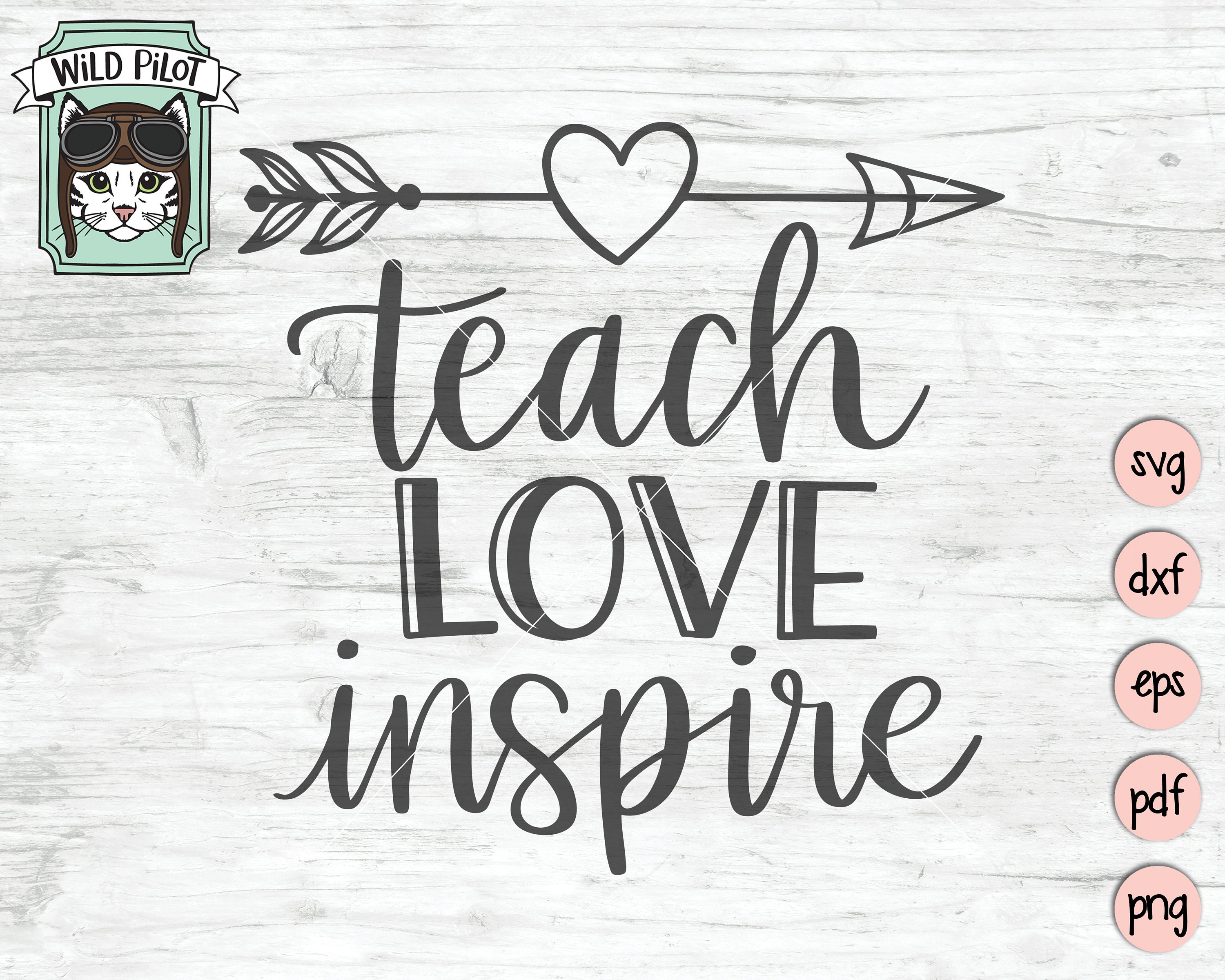 Free Free 50 Teach Love Inspire Svg Etsy SVG PNG EPS DXF File