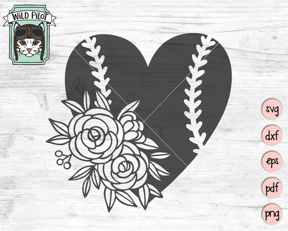Download Baseball Svg File Softball Svg Floral Baseball Svg Baseball Etsy