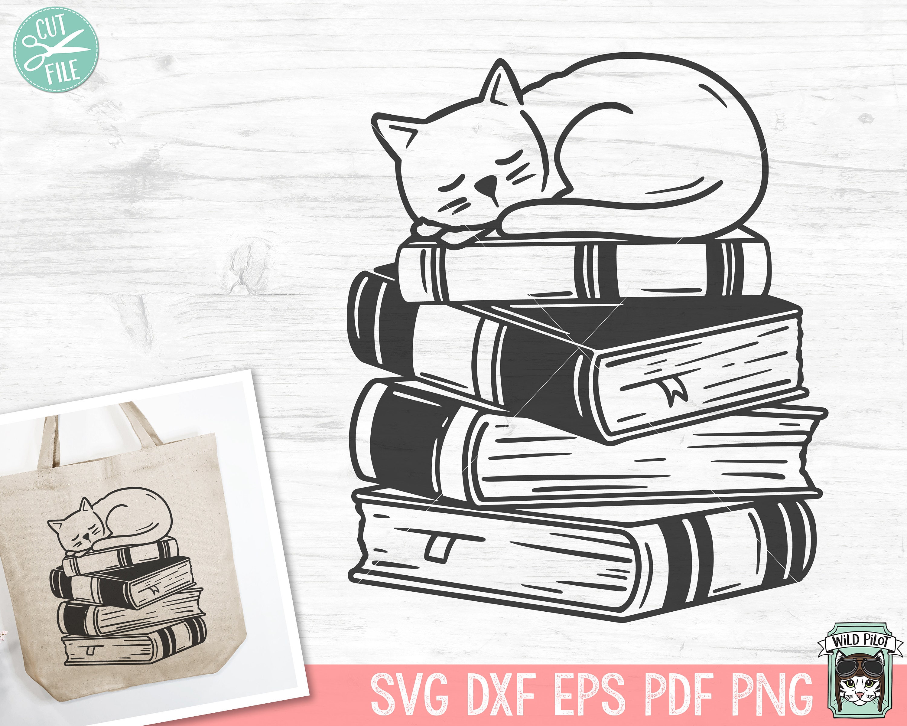 Design PNG E SVG De Gato Animal Simples Para Camisetas