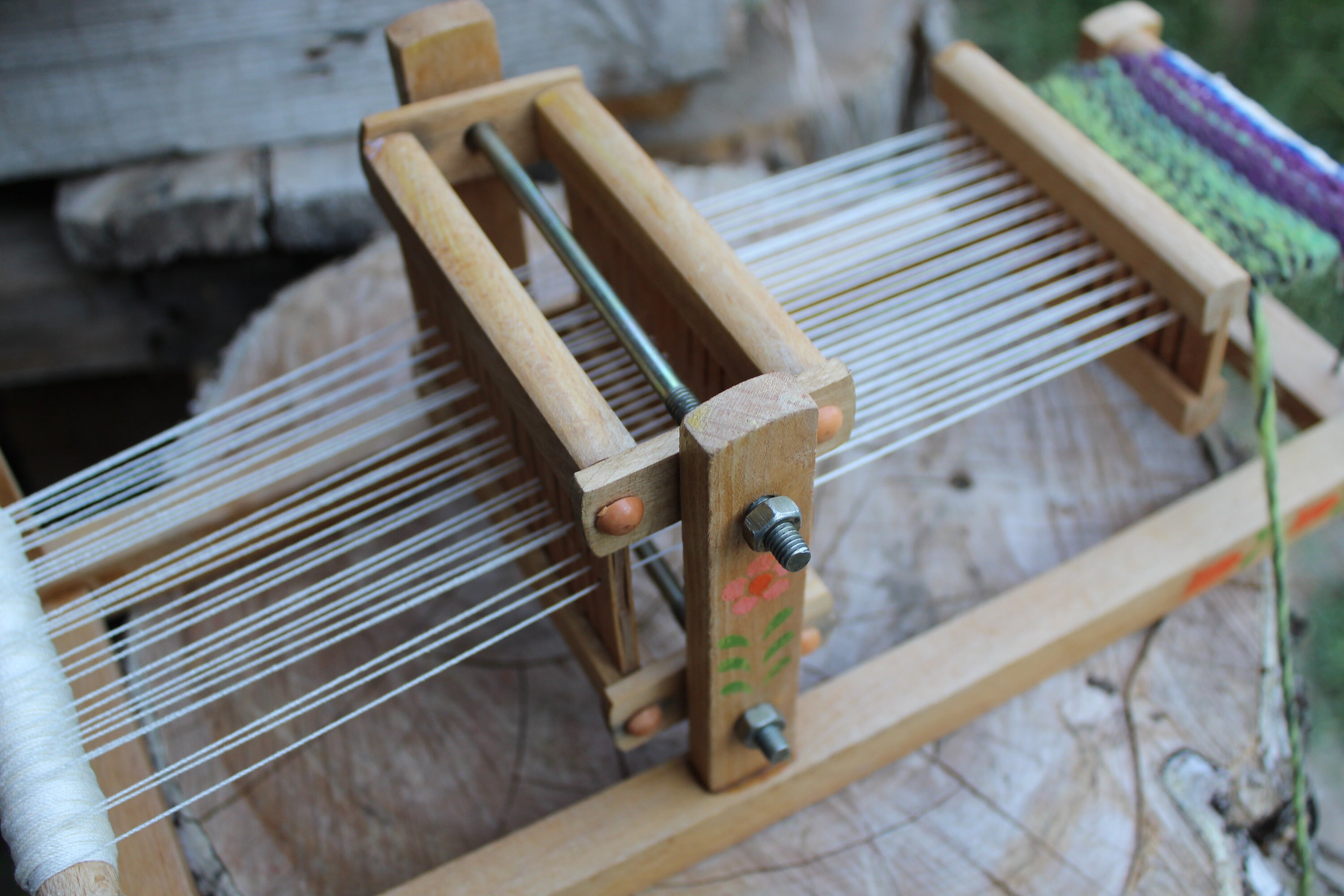 Small Loom.Mini Weaving Machine.Hand Weaving Machine.Hobby. Etsy
