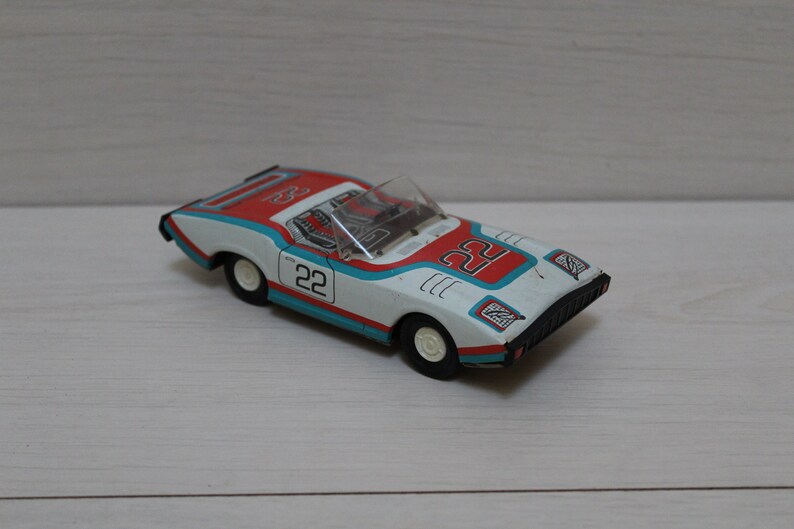 Vintage Metal Toy. Metal Car. Metal Toy From 1970s. Old Metal Toy.metal Car With Inertia