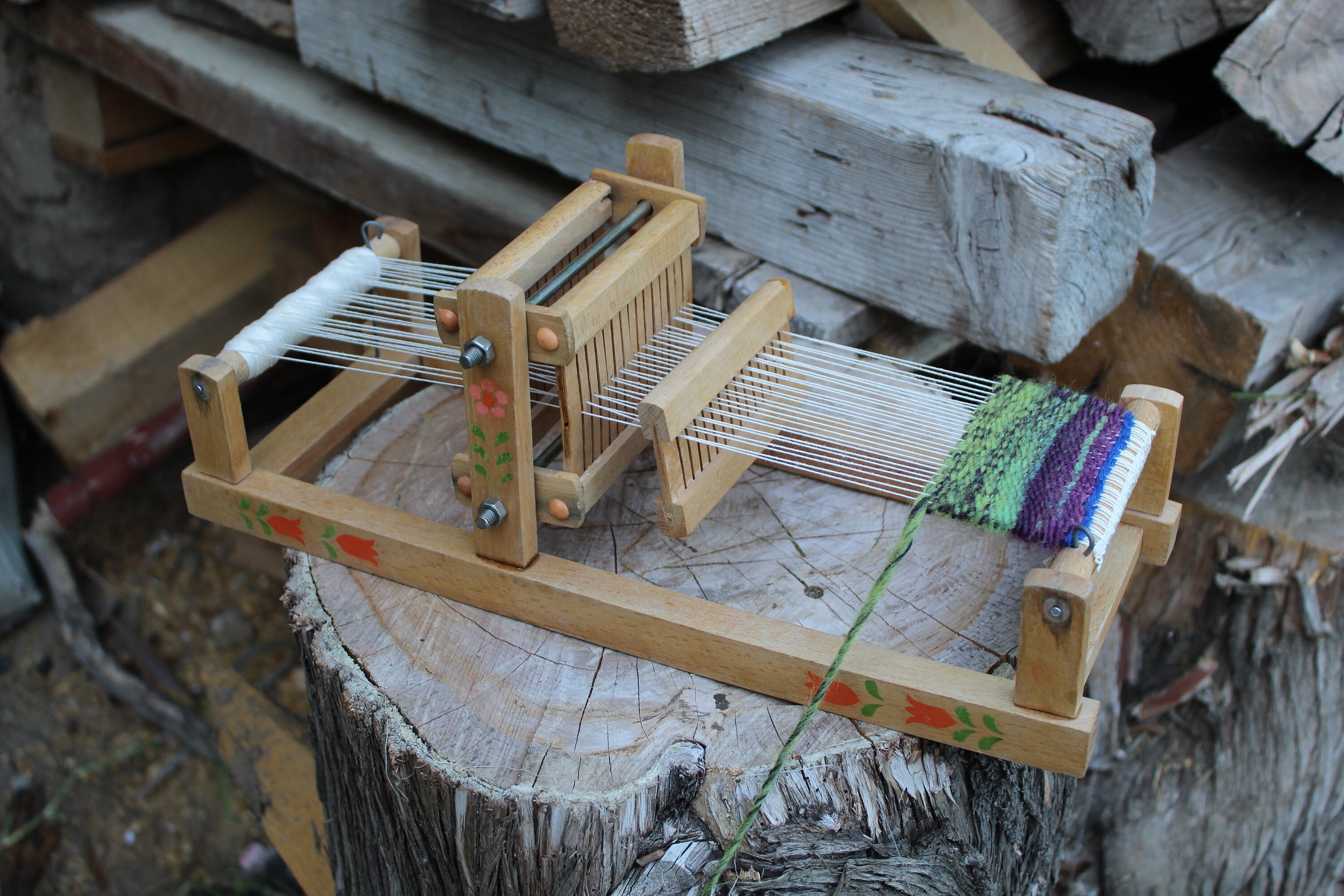 Small Loom.Mini Weaving Machine.Hand Weaving Machine.Hobby. Etsy