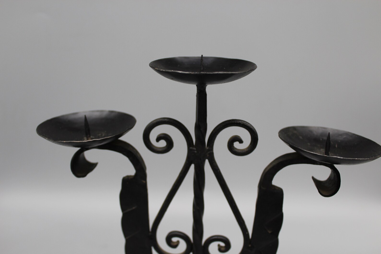 Vintage Metal Candlestick.wrought Iron Candlestick.small Metal Etsy