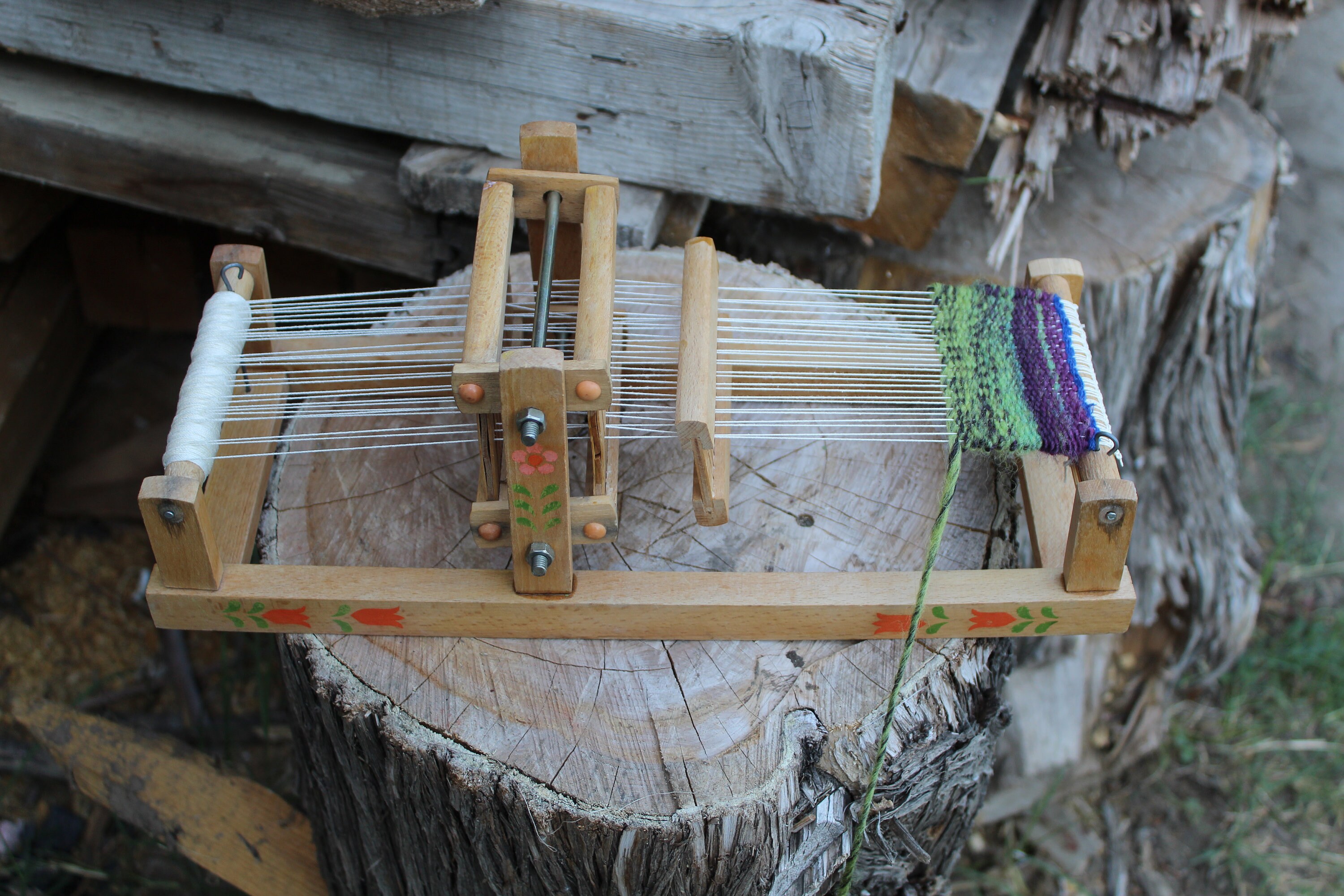 Small Loom.Mini Weaving Machine.Hand Weaving Machine.Hobby. Etsy