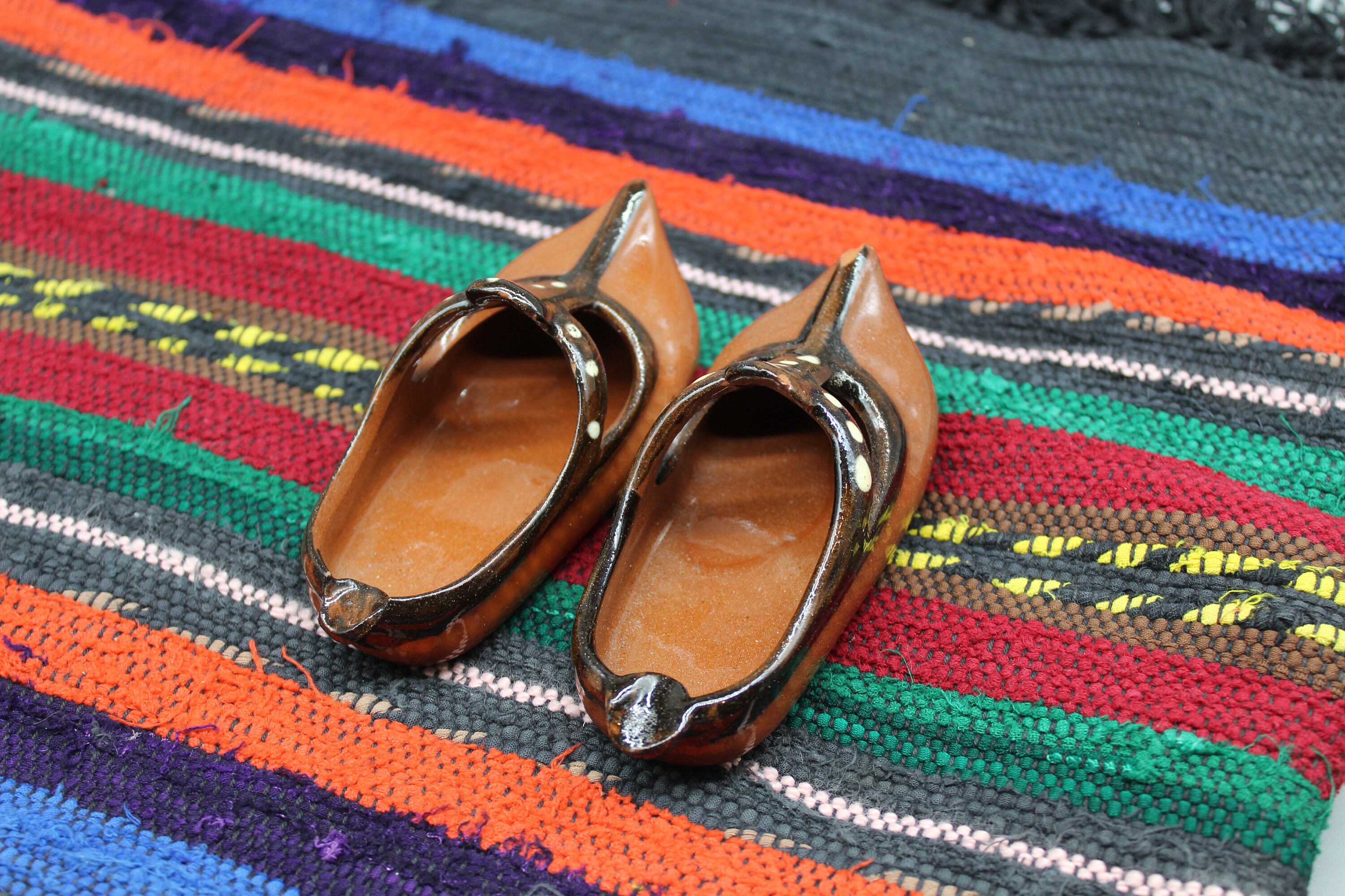 Ceramic Set of 2 Parts. Ceramic Ashtrays. Home Decor. Bulgarian