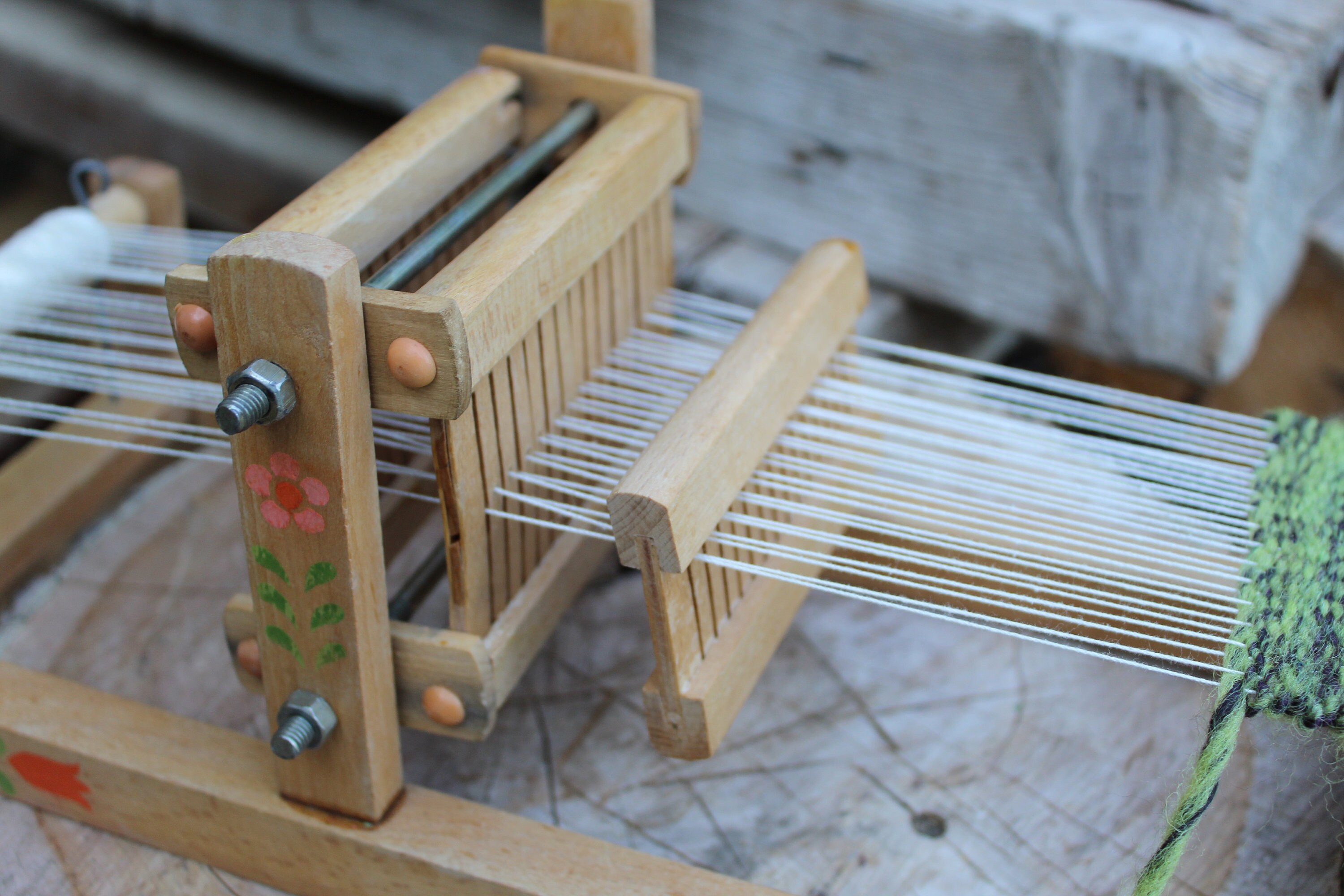 Small Loom.Mini Weaving Machine.Hand Weaving Machine.Hobby. Etsy