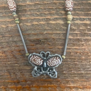 Vintage Butterfly Necklace