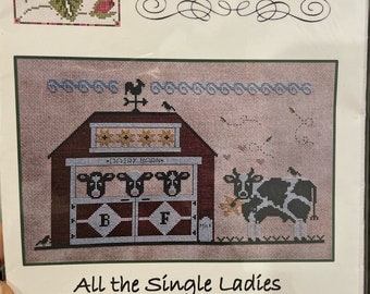 Vintage Needlearts - All the Single Ladies - Buttonwood farm Series #4