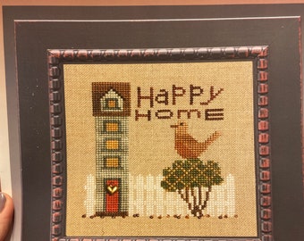 Happy Home Crosstitch chart by the Trilogy