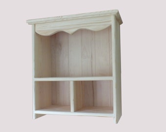 s89 Crafted from solid pine cottage wall mounted shelving