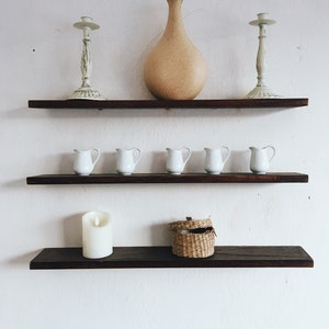 m39 2.8x16cm Solid Pine Floating Shelf | Handmade Shelf | Timber Shelf | Solid Pine Modern/Rustic Shelf