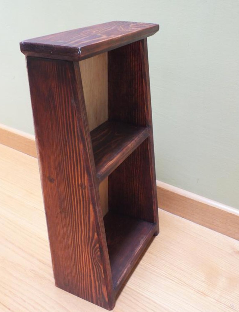 S6 Small Solid Pine Free Standing Unit Small Bookcase Etsy