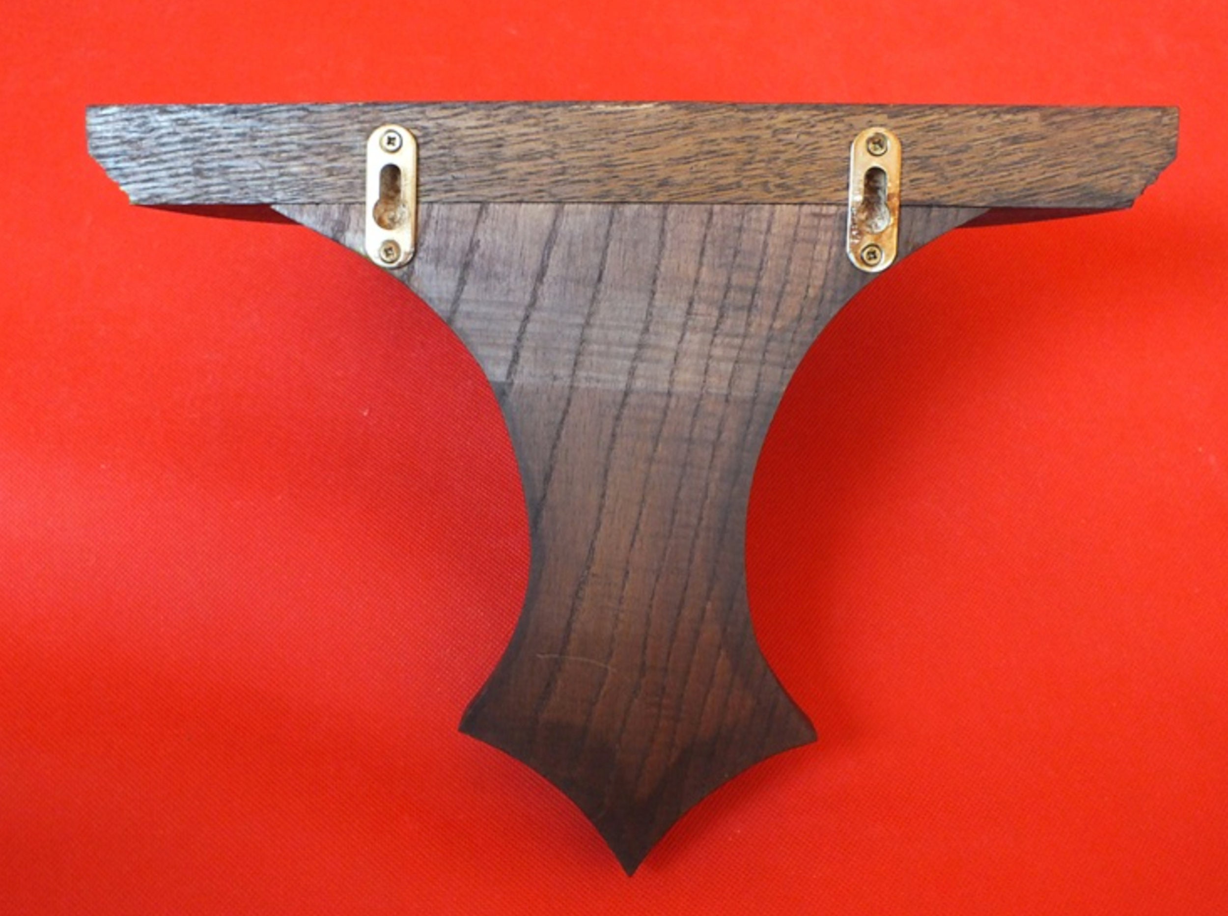 S46 Solid Oak Rounded Decorative Shelf Oak Shelf With Oak Etsy UK
