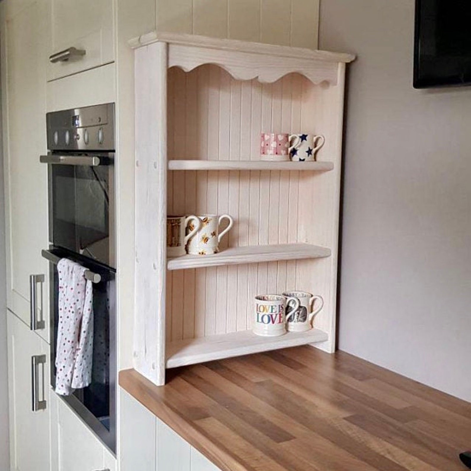 S99 Wooden Cottage Shelving Handcrafted Wall Hanging - Etsy