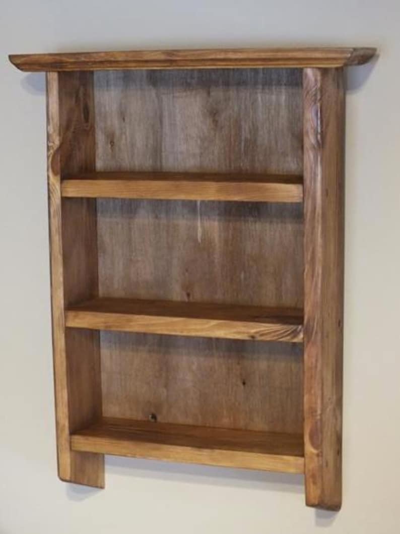S14 Wooden Shelving Unit Timber Shelf Solid Pine Shelves Etsy