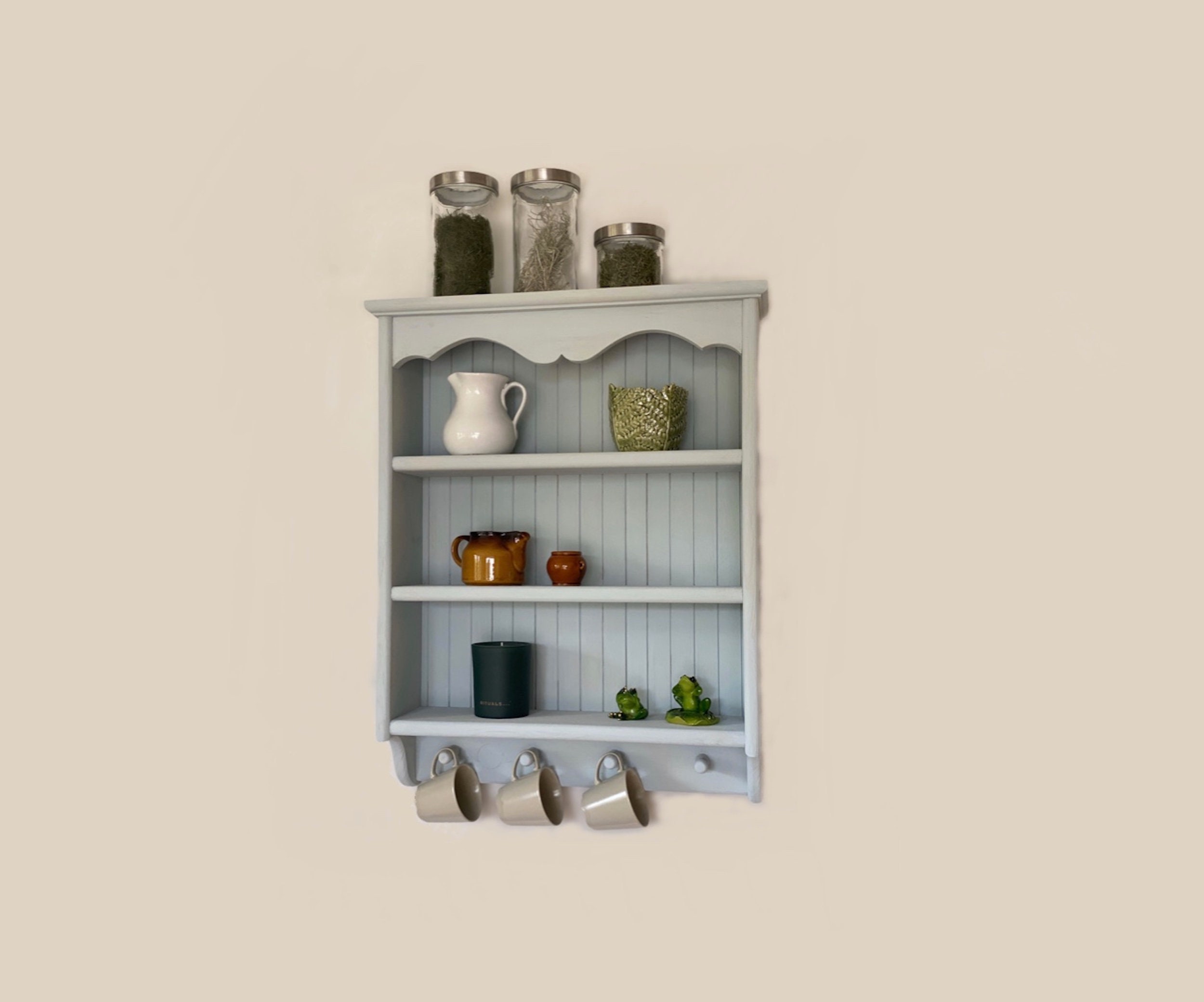 Wall mounted sale kitchen bookshelf