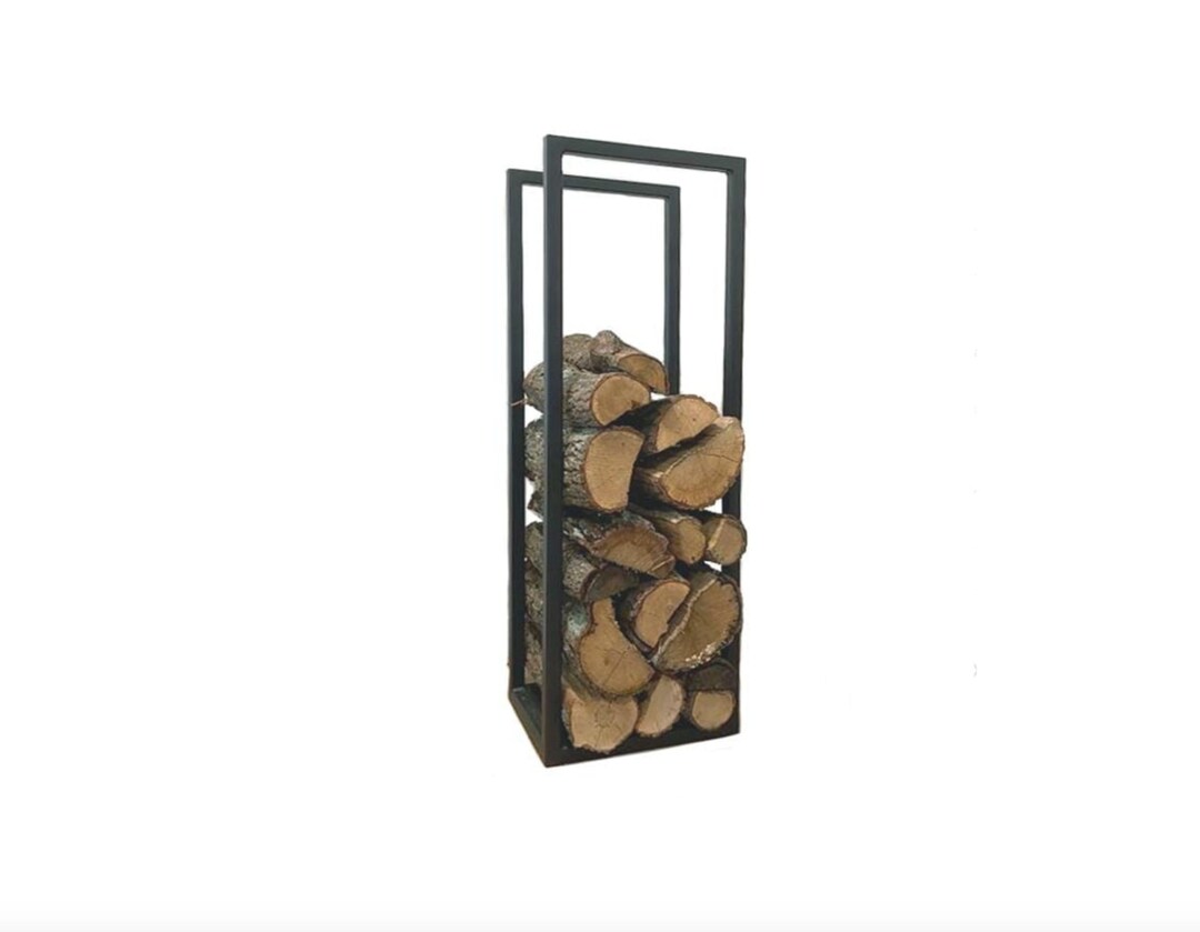 XXL Log Holder Tall Slim Log Holder Freestanding Metal Log Holder Frame