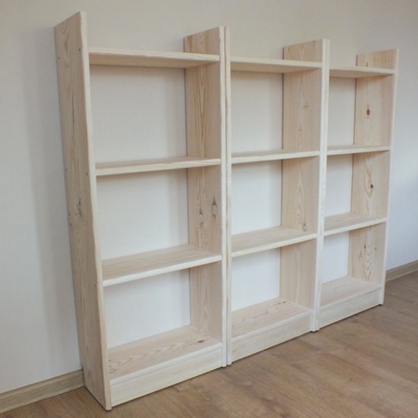 c7 Freestanding Shelving Unit | Bookshelf | Solid Pine Freestanding Tall Shelving