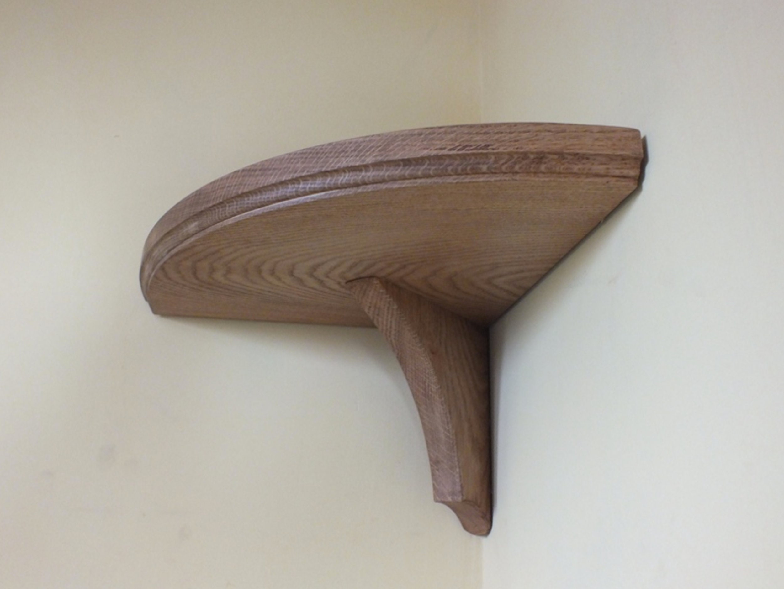 S82 Designer Solid Oak Corner Shelf Corner Shelf Oak Etsy UK