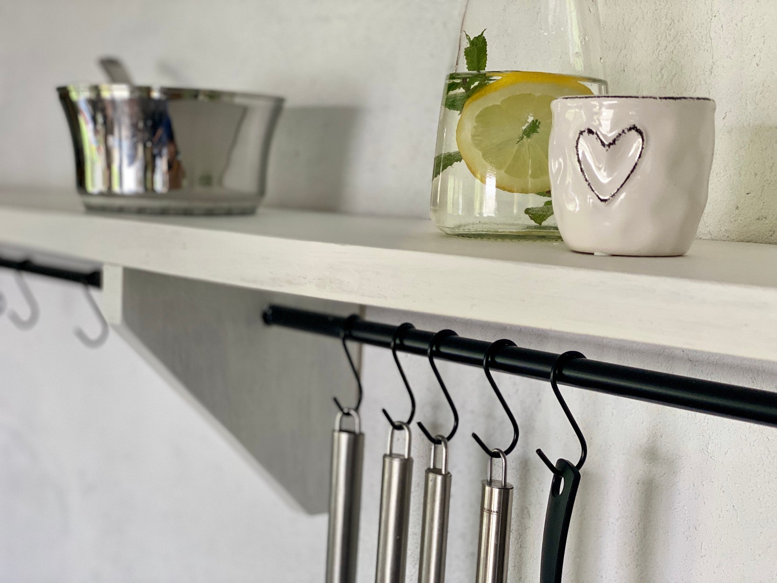 M2 Solid Oak Kitchen Shelf Traditional Kitchen Shelf With Etsy UK