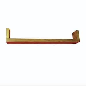 s40 Solid oak floating shelf | invisible hooks floating shelf | Oak bookshelf