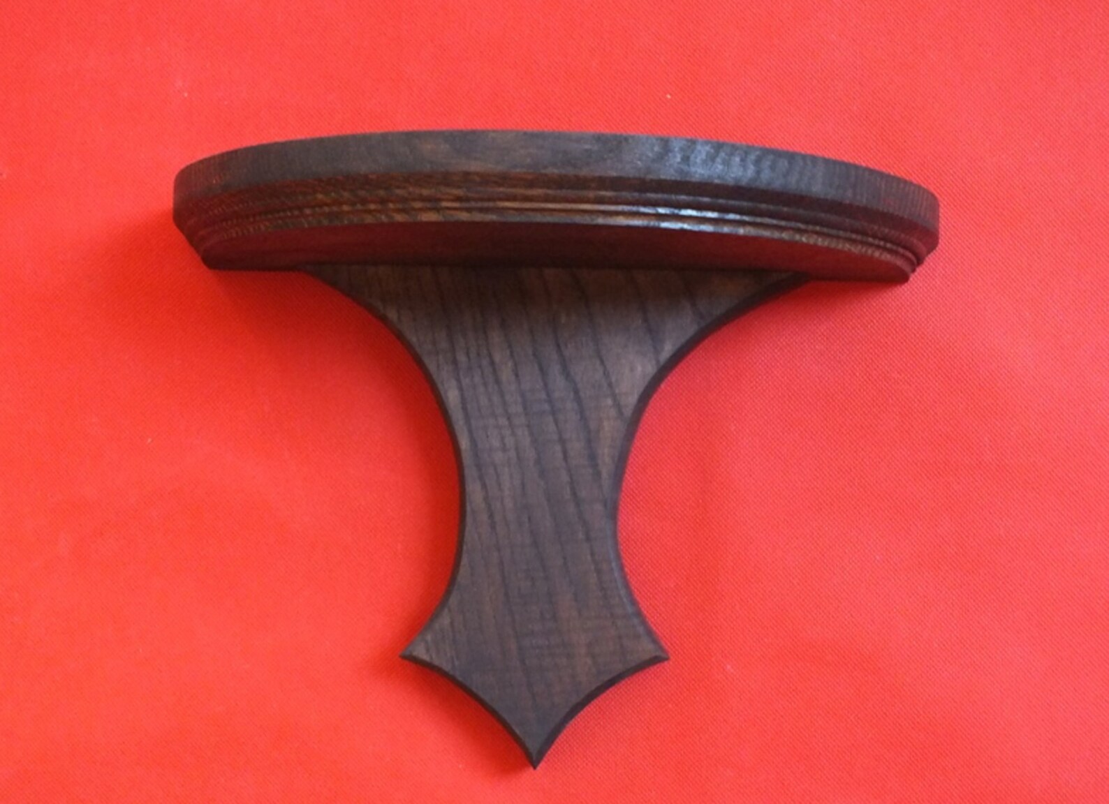 S46 Solid Oak Rounded Decorative Shelf Oak Shelf With Oak Etsy UK