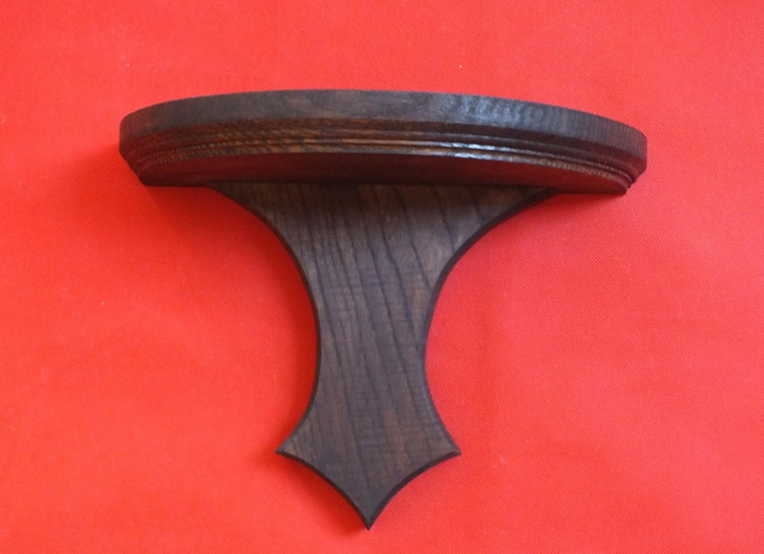 S46 Solid Oak Rounded Decorative Shelf Oak Shelf With Oak Etsy UK