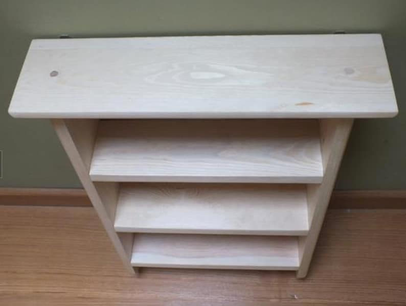 S14 Wooden Shelving Unit Timber Shelf Solid Pine Shelves Etsy