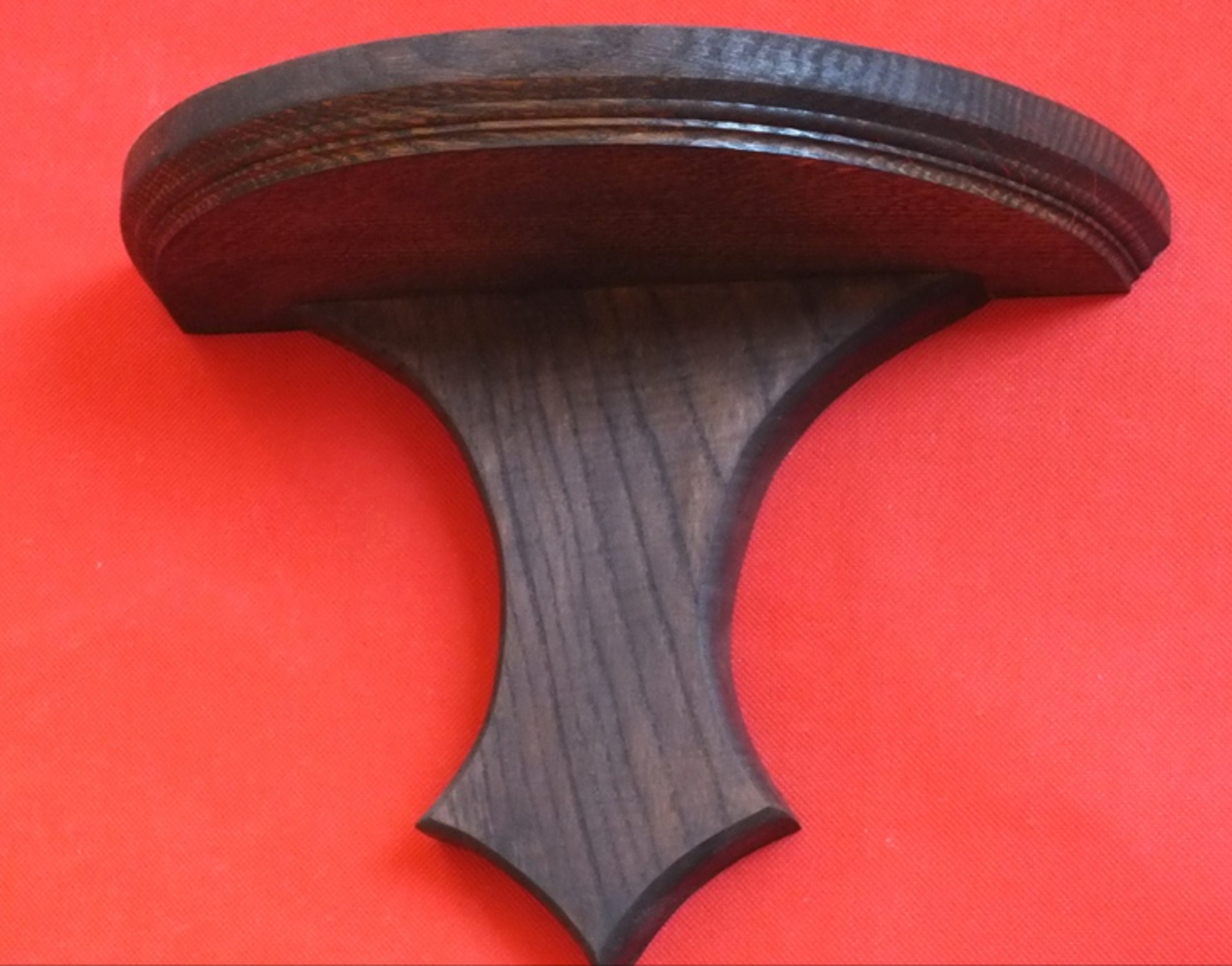 S46 Solid Oak Rounded Decorative Shelf Oak Shelf With Oak Etsy UK