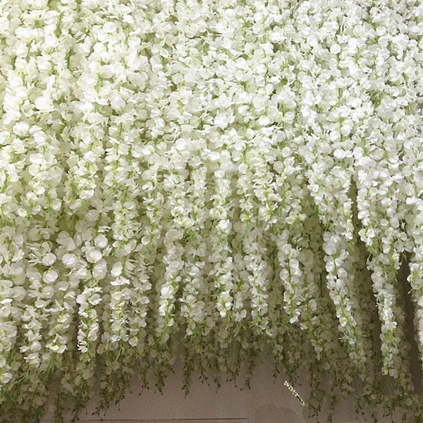 Fake Flower Wall Etsy