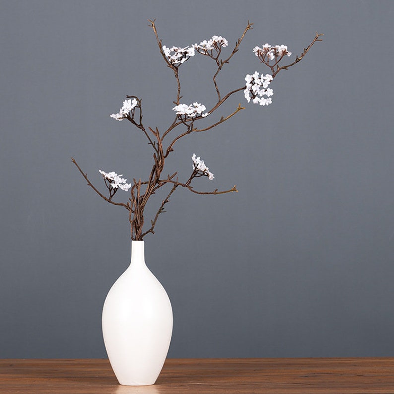 32 Gypsophila artificial silk flower plum blossom Centerpiece Artificial flowers Branches, wedding flowers,cherry blossom flowers White