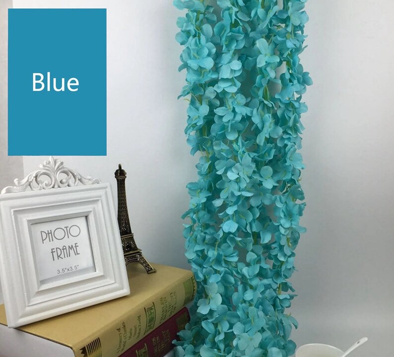 Wisteria wall hangs 200cm78long artificial leaves Etsy