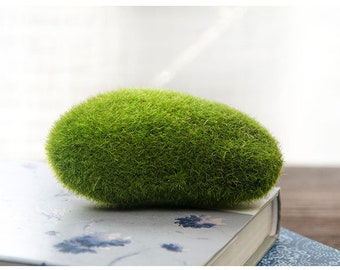 Artificial Green Moss Ball Fake Stone Simulation Plant DIY