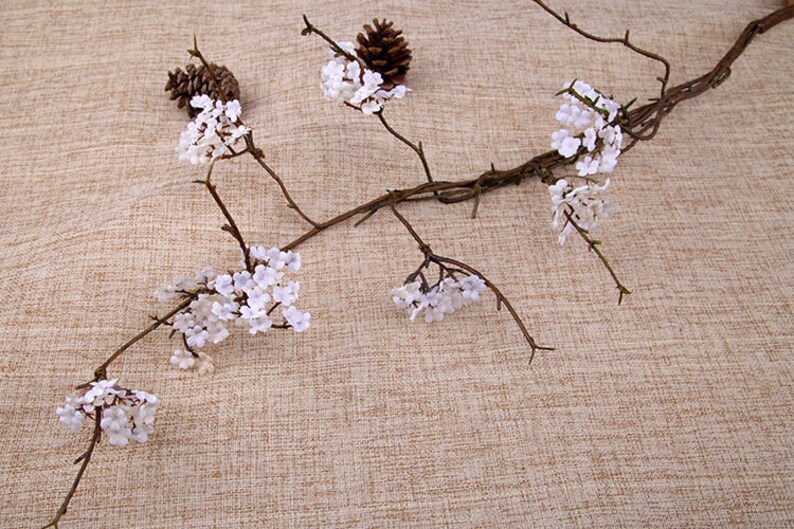 32 Gypsophila artificial silk flower plum blossom Centerpiece Artificial flowers Branches, wedding flowers,cherry blossom flowers image 10