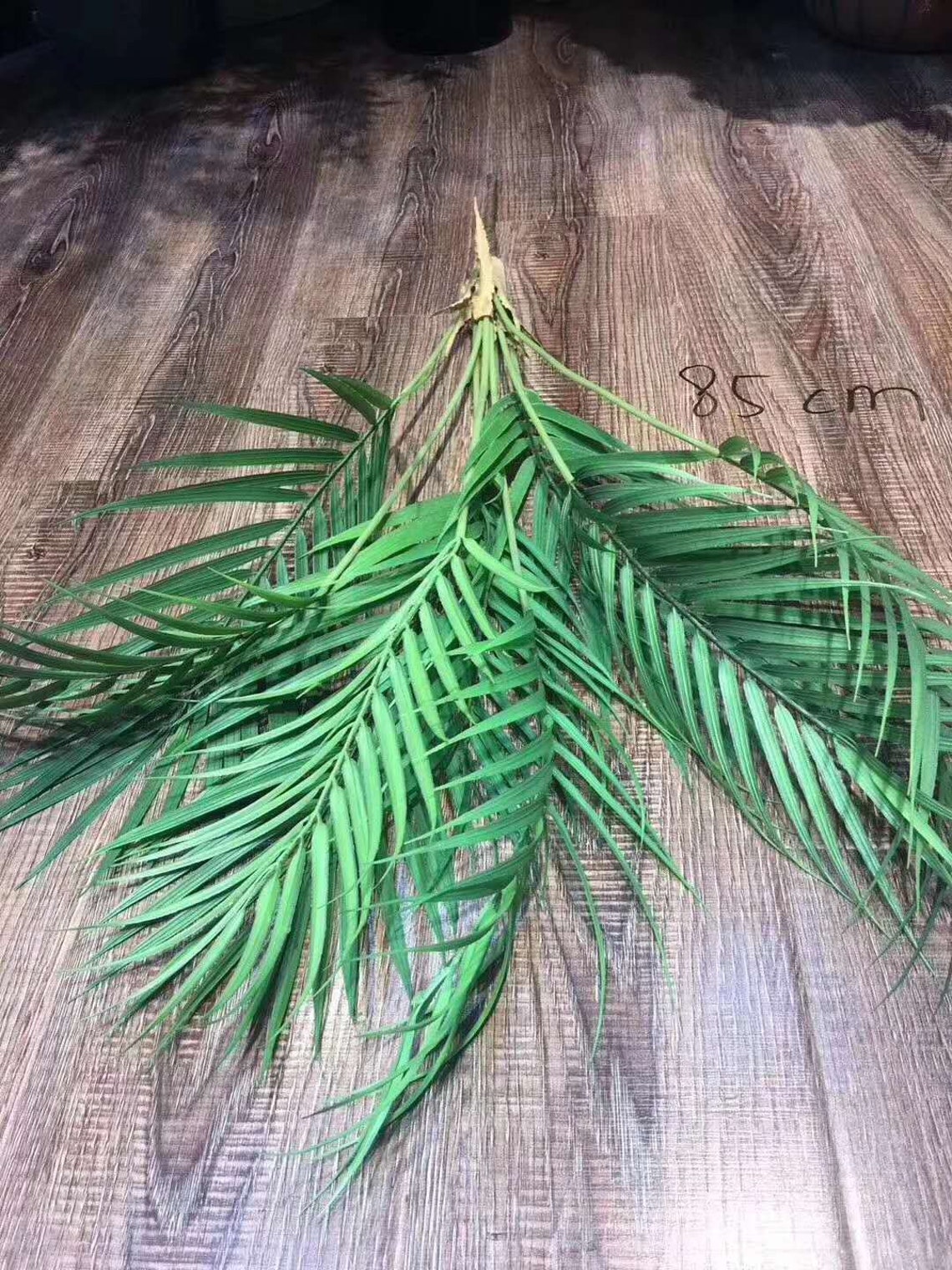 28 9 heads Areca Palm Leaf / Faux Palm Leaves Stem / Etsy