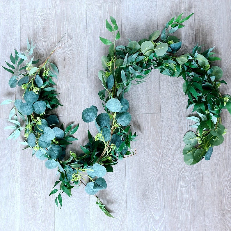 6.5 Feet Artificial Flower Arch / Greenery Table Runner Etsy