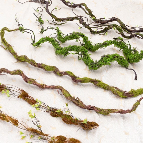Green Moss Decorating Vine Add a Natural Touch Artificial Moss