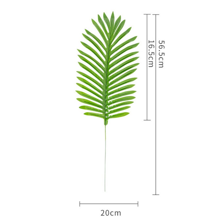 28 9 Heads Areca Palm Leaf / Faux Palm Leaves Stem / Etsy Australia