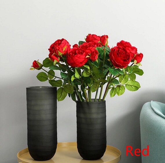 Tischläufer /"Ornament Rot/" 36 cm x 9 m Tischband Tischdeko Dekostoff Hochzeit
