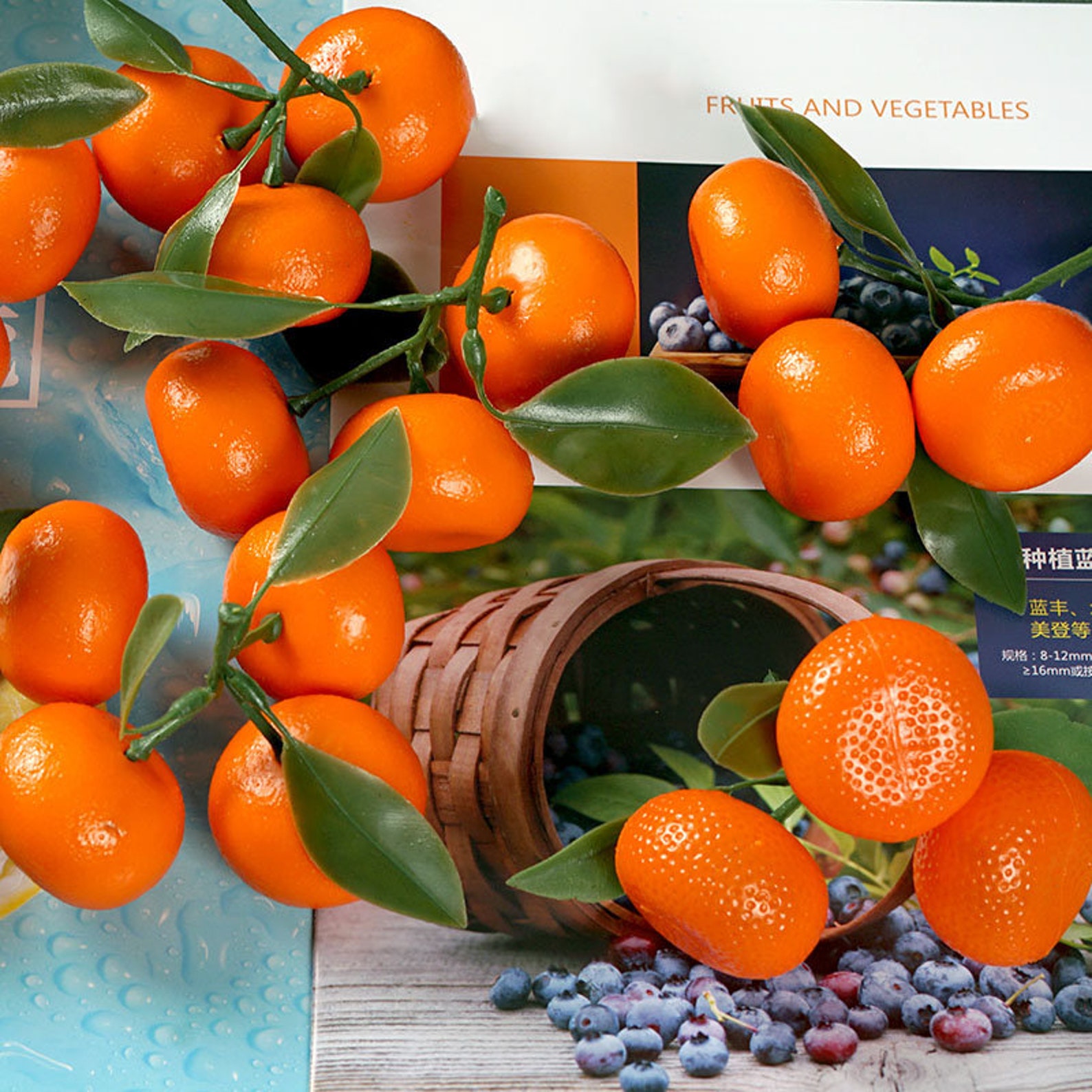 Artificial Orange Fruit Fall Fruit Decor Faux Tangerine - Etsy